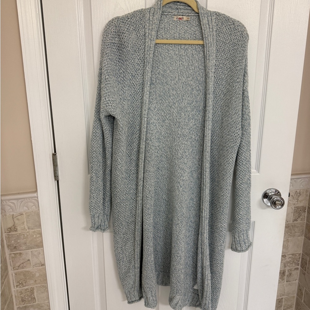 Faherty Women's Light Blue Knit Sweater - NWOT